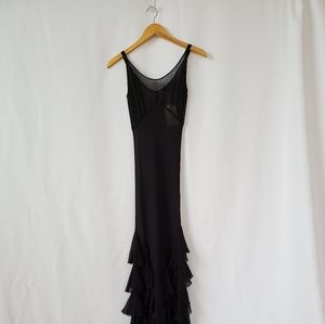 Trashy Diva 1920s inspired black slip dress